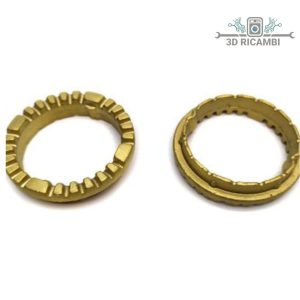 Coroncina in ottone per piano cottura ariston diametro superiore 60mm inferiore 53mm c00027172