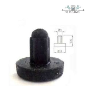 Gommino griglia per piano cottura whirlpool ignis philips piedino antigraffio-p009 4pz