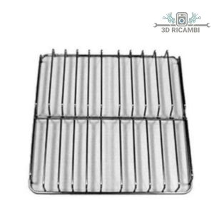 Griglia in filo cromato ed acciaio inox per piano cottura ariston indesit a 4 fuochi 460✖️460