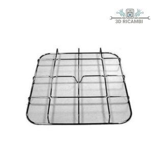 Griglia in filo cromato ed acciaio inox per piano cottura gasfire a 4 fuochi 447✖️473 f1711
