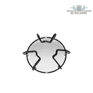Griglia in filo cromato ed acciaio inox per piano cottura smalvic a 1 fuoco 172✖️44 f5214