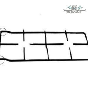 Griglia in filo per piano cottura indesit ariston a 2 fuochi 453✖️209 p0269