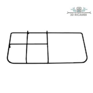 Griglia in filo per piano cottura jolly inox a 1 fuoco p2851