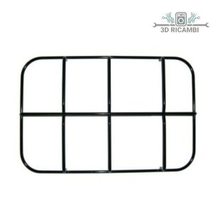 Griglia in piattina jolly inox per piano cottura a 2 fuochi 370✖️245 p2858