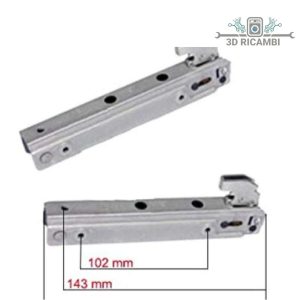 Kit 2 pz cerniere forno cucina nardi per porta leggera kcf3696
