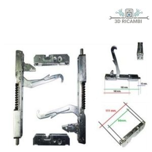 Kit 2pz cerniere con controcerniere per porta forno foster kcf1592