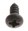 37002148 Vite testa tonda 3,9×9,5 mm, nera Atlantic