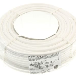H05VV-F 5G1,5 313.700.02 Cavo collegamento cucina bianco 50 m bobina 5×1,5 mm² Smeg 31370002