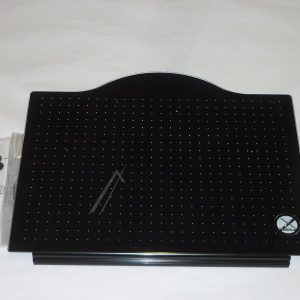 C00053199 482000026847 Kit coperchio vetro piano cottura C6H nero Ariston