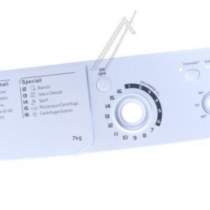C00647884 488000647884 Pannello frontale con maniglia cassetto EWC71252 W I Indesit