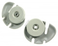 Kit ruote cestello grigio 2 pz. per Electrolux Rex