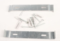133.0058.717 Kit 2 staffe fissaggio camino superiore (A27) Faber 1330058717