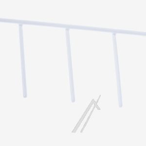 DD67-00230A Asta pieghevole anteriore sinistra per DW8700B, MS Samsung DD6700230A