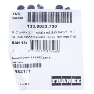 1982171 133.0053.720 Kit gommini per griglia in ghisa 10 pz Franke 1330053720
