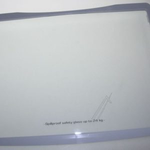 0060810246 49053659 Ripiano in vetro con cornice in plastica per bottiglie Haier