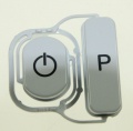 C00142974 482000029681 Pulsante on/off bianco (PW) Ariston