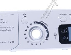 C00648493 488000648493 Mascherina frontale e maniglia cassetto EWE81283 W I Indesit