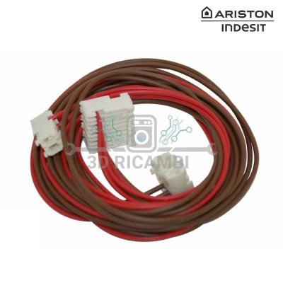 CABLAGGIO BLOCCO PORTA +POMPA SCARICO LAVATRICE ARISTON INDESIT  C00281986