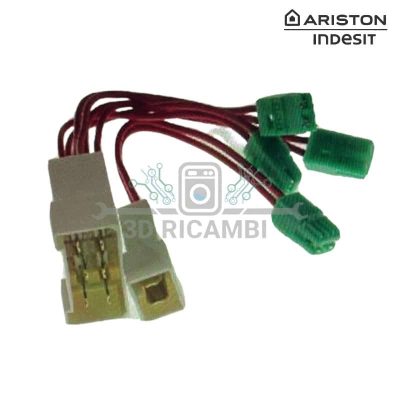 CABLAGGIO ELETTROVALVOLA PER LAVATRICE INDESIT ARISTON C00141711