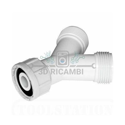 RACCORDO AD Y PER  TUBO CARICO LAVATRICE LAVASTOVIGLIE A  3 VIE 3/4 00541021