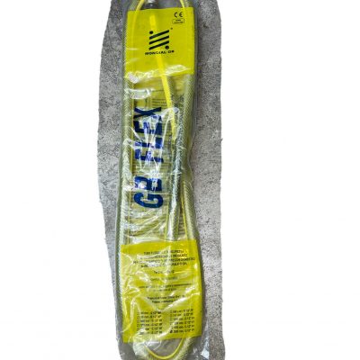 TUBO FLESSIBILE DI SICUREZZA PER GAS CUCINE 2 MT g 1/2 FF MAX 6 BAR  A NORMA