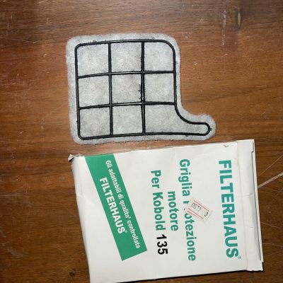 GRIGLIA PROTEZIONE MOTORE PER  ASPIRAPOLVERE VORWERK FOLLLETTO KOBOLD 135