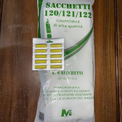 SACCHETTI VORWEK FOLLETTO VK120-121-122 COMPATIBILI 6PZ+ PROFUMI OMAGGIO