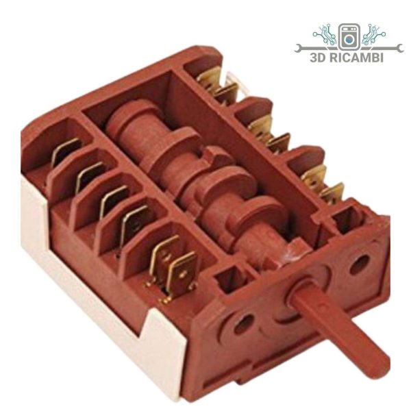 commutatore per forno electrolux zanussi rex 3581980129 5+0 contatti