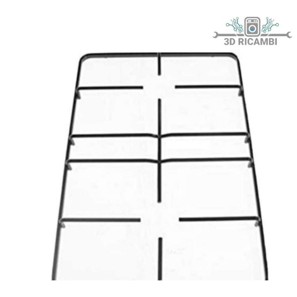 griglia in ghisa  per piano cottura electrolux zanussi rex  447✖️231 p4471