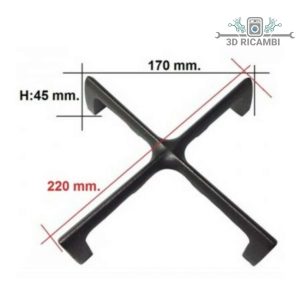 Griglia In Ghisa Per Piano Cottura Whirlpool Ignis - Diametro 238mm - Foto 7