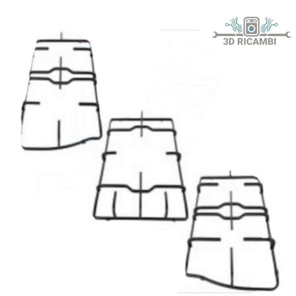 kit 3 griglie per piano cottura franke 133-0064-032