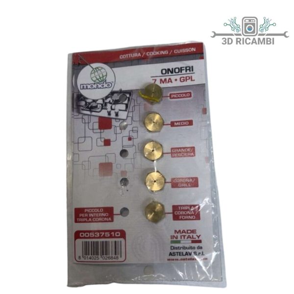 kit ugelli cucine fratelli onofri 7ma per gpl 00537510