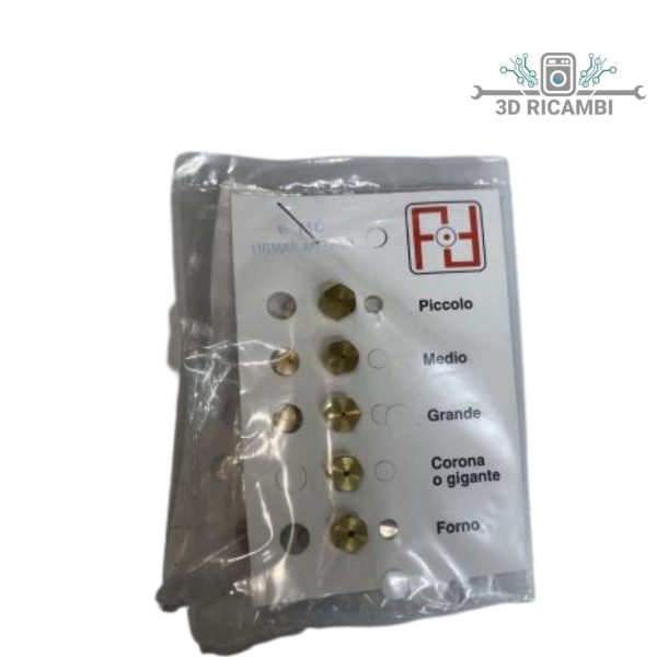 kit ugelli universali per metano 6mc piano cottura