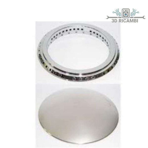piattello cappellotto corona bruciatore rapido per  piano cottura smeg 882410080