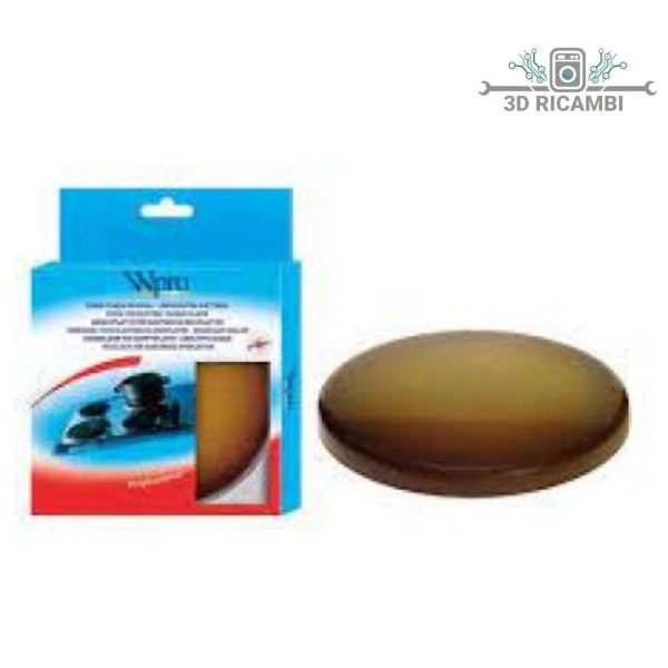 piattello copripiastra 20 mm marrone w pro 481944031811 per piano cottura whirpool indesit ariston