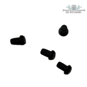 piedino in gomma per griglie piano cottura ariston indesit ardo merloni d313029 4 pz