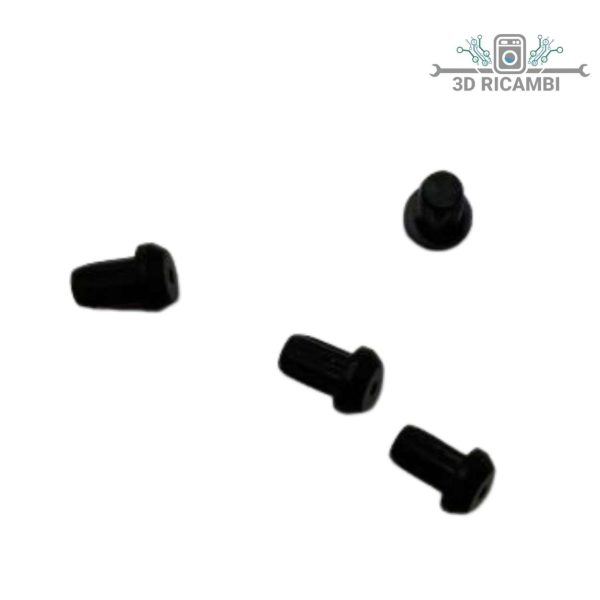 piedino in gomma per griglie piano cottura ariston indesit ardo merloni d313029 4 pz