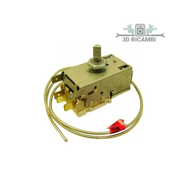 termostato per frigorifero indesit ariston c00143426 a 3 contatti con bulbo di  650mm