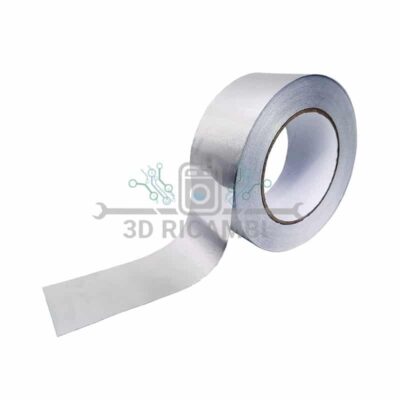 ROTOLO DA 50mt NASTRO ADESIVO PER ALTE TEMPERATURE ALLUMINIO LARGHEZZA 50mm. 14804004