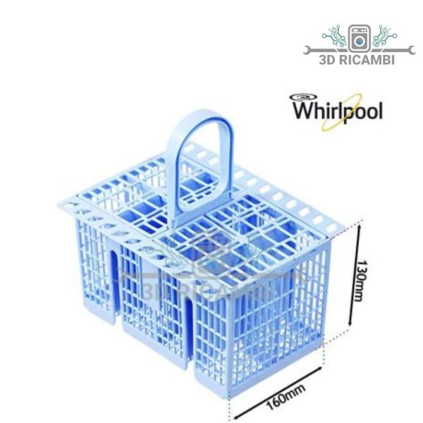 cesto per posate lavastoviglie whirpool 488000386607
