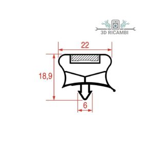 guarnizione ad incastro 1512x642 mm codice: 3786378
