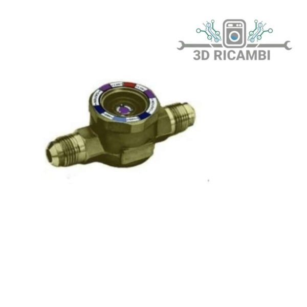 spia passaggio liquido-umidita`3/8" m-m, completa di raccordi  34fr601