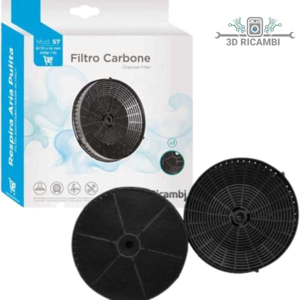 FILTRO CARBONE 2PZ CAPPA ELICA KIT0161388