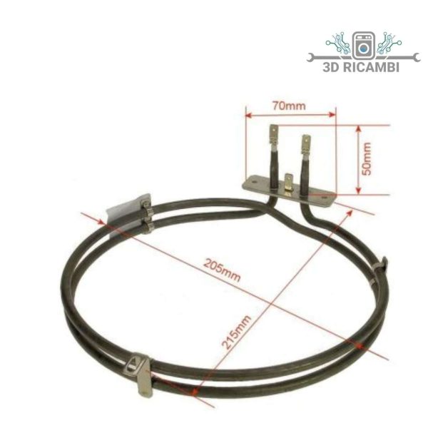 RESISTENZA CIRCOLARE FORNO BEKO 262900074