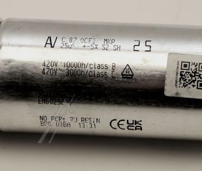 Condensatore C00865993 25uf BEKO/GRUNDIG/ARCELIK