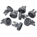 c00311316 kit ruota cestello inferiore 8pz per lavastoviglie whirlpool 481252888112