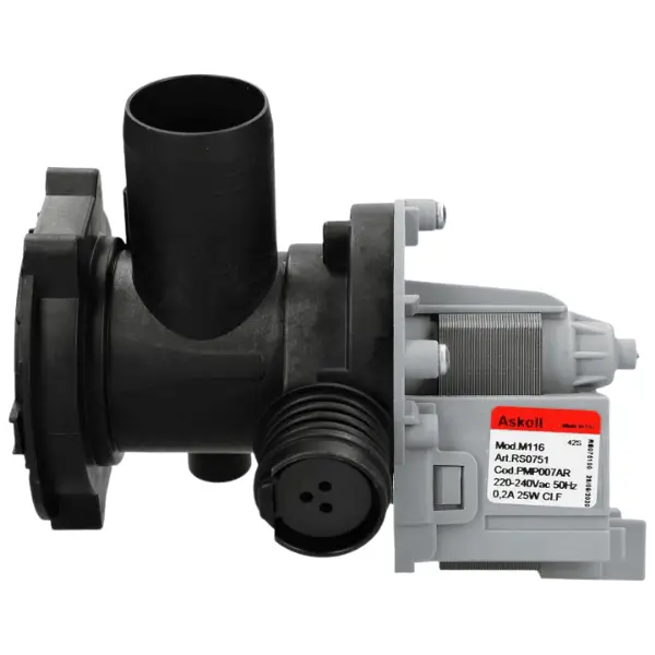 Pompa scarico M254 30W 240V lavatrice Ariston Indesit ASKOLL RC0304