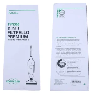 VORWERK 01141 Filtrello Premium FP200 per VK200, VK220S