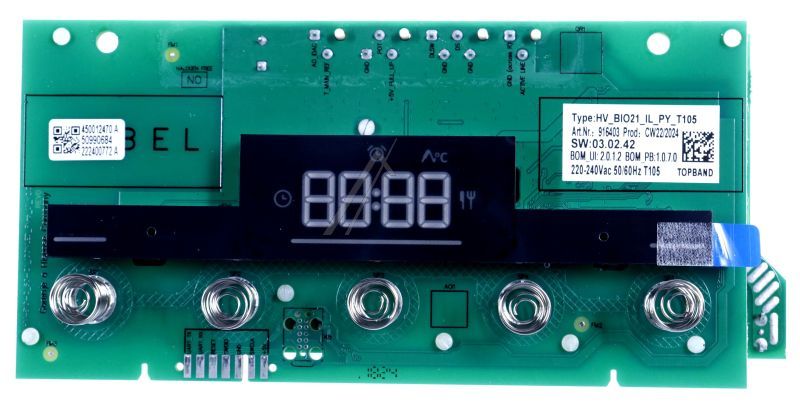 SCHEDA FORNO HISENSE 916403