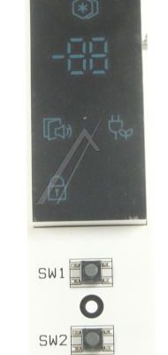 assy modul;7-seg, matrix,rb7000,weiß l per frigorifero samsung da92-00178m